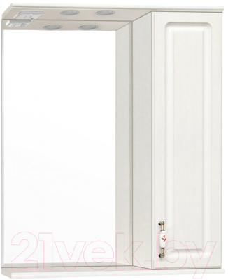 Шкаф с зеркалом для ванной Style Line Олеандр-2 65 (с подсветкой)