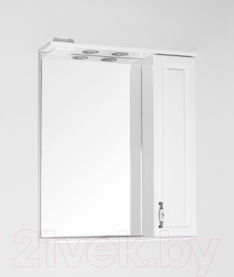 Шкаф с зеркалом для ванной Style Line Олеандр-2 65 (с подсветкой)