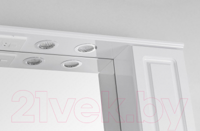 Шкаф с зеркалом для ванной Style Line Олеандр-2 120 (с подсветкой)