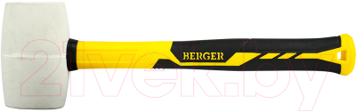Киянка BERGER 450г / BG1526 (белый, фиберглассовая рукоятка)