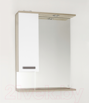 Шкаф с зеркалом для ванной Style Line Ориноко 65 (с подсветкой)