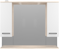 Шкаф с зеркалом для ванной Style Line Ориноко 100 (с подсветкой) - 