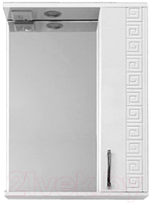 Шкаф с зеркалом для ванной Style Line Родос 60 (с подсветкой)