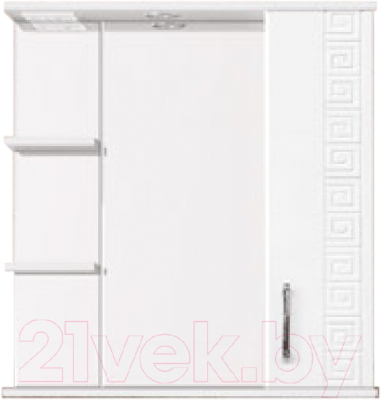 Шкаф с зеркалом для ванной Style Line Родос 75 (с подсветкой)