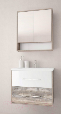 Шкаф с зеркалом для ванной Style Line Экзотик 65