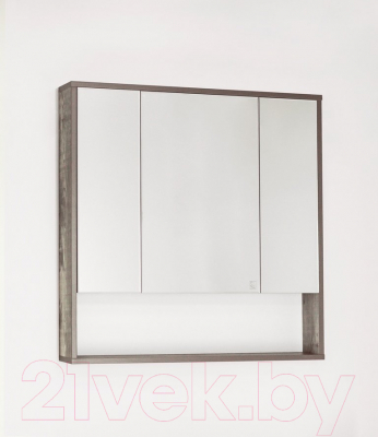 Шкаф с зеркалом для ванной Style Line Экзотик 80