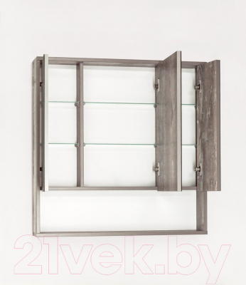 Шкаф с зеркалом для ванной Style Line Экзотик 80