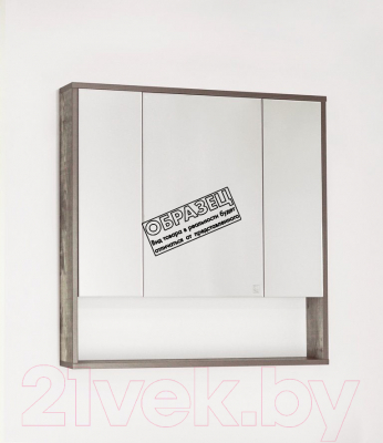 Шкаф с зеркалом для ванной Style Line Экзотик 90