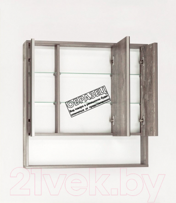 Шкаф с зеркалом для ванной Style Line Экзотик 90