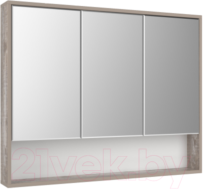 Шкаф с зеркалом для ванной Style Line Экзотик 100