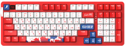 Клавиатура Dareu A98 Pro (красный)