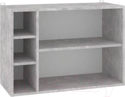 Полка-ячейка Кортекс-мебель КМ 25 (бетон)