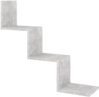 Полка Кортекс-мебель КМ 27 (бетон) - 