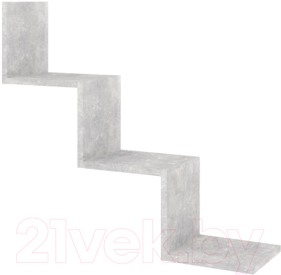 Полка Кортекс-мебель КМ 27 (бетон)