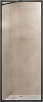 Стеклянная шторка для ванны Veconi 70x150 / PL85B-70-01-C7 (стекло прозрачное/черный) - 