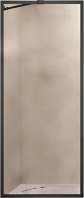Стеклянная шторка для ванны Veconi 70x150 / PL85B-70-01-C7 (стекло прозрачное/черный)