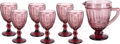 Набор для напитков Lenardi 588-433 (розовый)