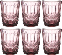 Набор стаканов Lenardi 588-439 (6шт, розовый) - 