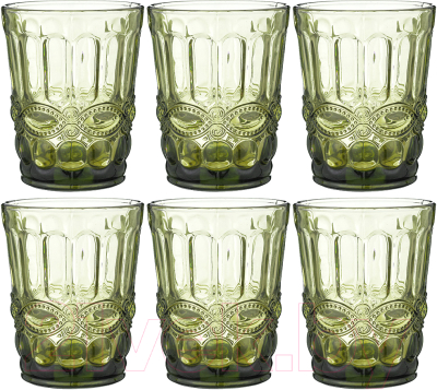 Набор стаканов Lenardi 588-441 (6шт, зеленый)