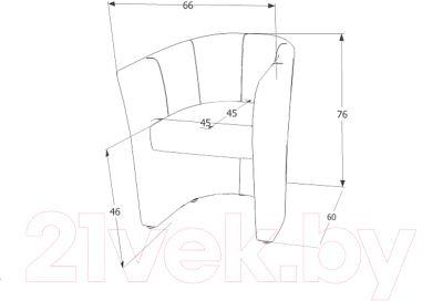 Купить Кресло мягкое Signal TM-1 Velvet  