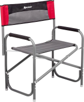 Кресло складное Nisus Maxi / N-DC-95200-M-GRD (серый/красный/черный) - 