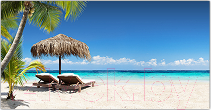 Фотофасад Arthata Пляж, пальмы, море / FotoSetka-300-115
