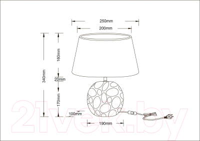Прикроватная лампа Arte Lamp Poppy A4063LT-1CC
