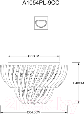 Люстра Arte Lamp Ella A1054PL-9CC