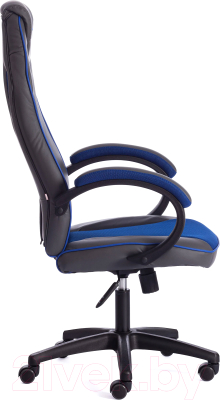Кресло геймерское Tetchair Racer Gt кожзам/ткань (металлик/синий)