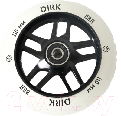 Колесо для самоката Ateox Dirk Al / WD-110 (белый)