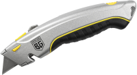 Нож строительный BERGER Металлический страпециевидным лезвием 19мм / BG1350 (4 лезвия в комплекте) - 