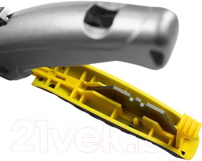 Нож строительный BERGER Металлический страпециевидным лезвием 19мм / BG1350 (4 лезвия в комплекте)