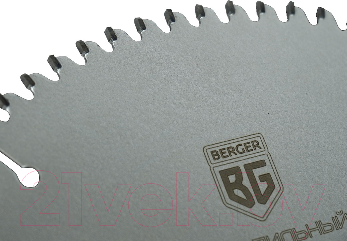 Пильный диск BERGER 210x30/25.4/20/16x60z, 2.8/2.0мм, TCG 45°, атака -5° / BG1665