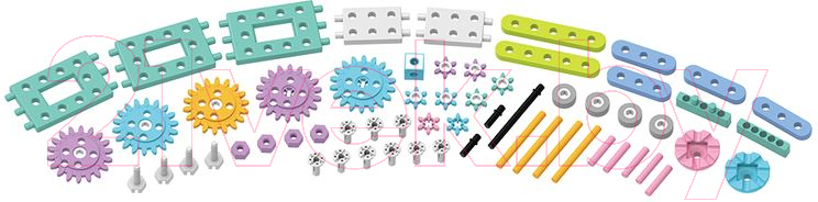Конструктор Gigo Волшебные шестерни 7460 / 7332P