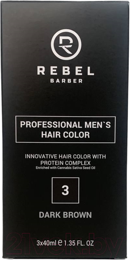 Крем-краска для волос Rebel Barber Профессиональная мужская