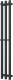 Полотенцесушитель водяной Маргроид Inaro 100x6x12Проф 6 крючков (черный матовый, частичная комплектация) - 