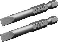 Набор бит BERGER SL0.5x4 50мм S2 / BG2409 (2шт) - 