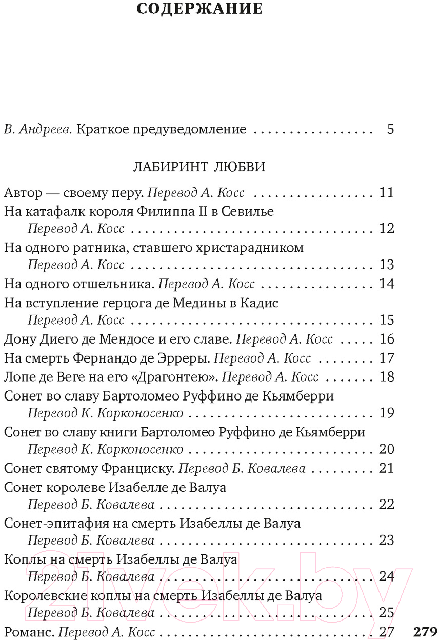 Художественная книга Азбука Лабиринт любви Сервантес (де Сааведра М.) — фото 2