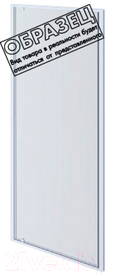 Душевая дверь Aquatek 100x200 / AQ ARI PI 10020BL (черный/прозрачное стекло)