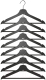 Набор деревянных вешалок-плечиков Ikea Бумеранг 202.385.34 (черный) - 