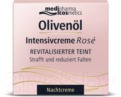 Крем для лица Medipharma Cosmetics Olivenol Интенсив Роза Ночной (50мл)