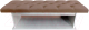 Банкетка Bobrovmebel Миранда 6 1.0 (микровелюр cимпл 45 коричневый) - 
