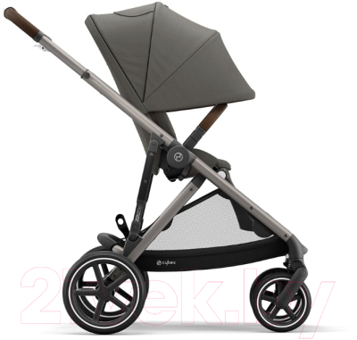 Детская прогулочная коляска Cybex Gazelle S TPE с корзиной и дождевиком (Soho Grey)