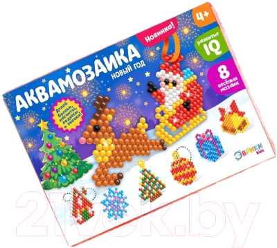 Развивающая игра Эврики Аквамозаика. Новогодний вечер / 4175134