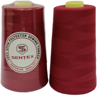 Набор швейных ниток Sentex 100% полиэстер 50/2 5000 ярдов 1067 (2шт) - 