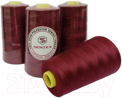 Набор швейных ниток Sentex 100% полиэстер 50/2 5000 ярдов 1072 (4шт)