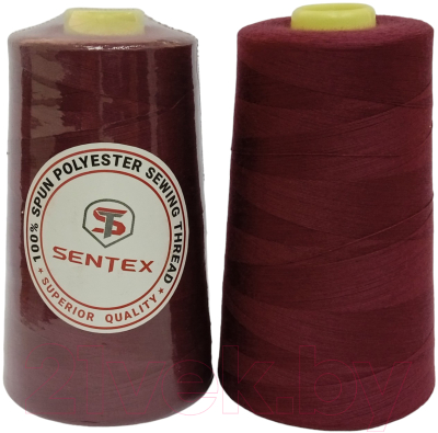 Набор швейных ниток Sentex 100% полиэстер 50/2 5000 ярдов 1080 (2шт)