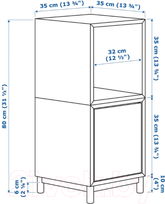 Стеллаж Ikea Экет 191.891.91