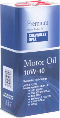 

Моторное масло Fanfaro, Premium Motor Oil 10W40 / FF6725-4WME