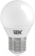 Лампа IEK ECO G45 5Вт 230В 3000К E27 (LLE-G45-5-230-30-E27) - 